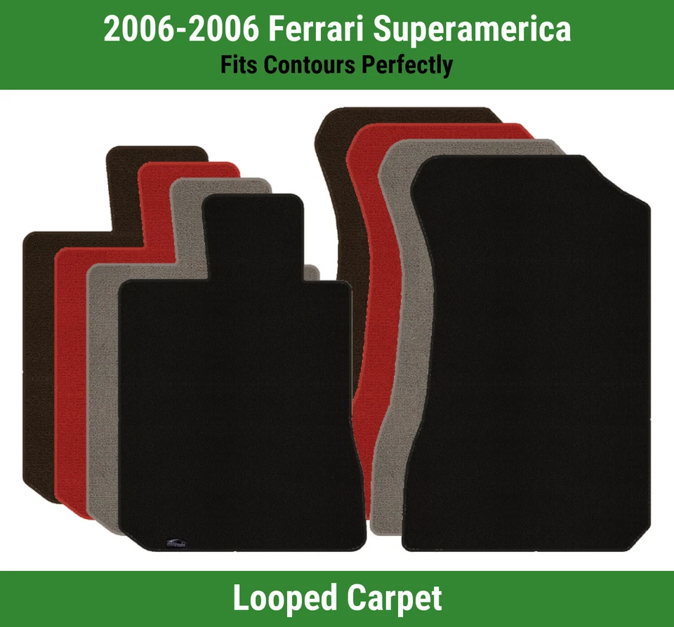 Tapetes carpete Lloyd Classic loop primeira fila para Ferrari Superamerica 2006  - Imagem 1 de 4
