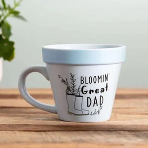 Taza Papá Regalo Jardinero Cerámica Humor Divertido Café Té Botas de agua Bloomin Grest Papá - Imagen 1 de 3