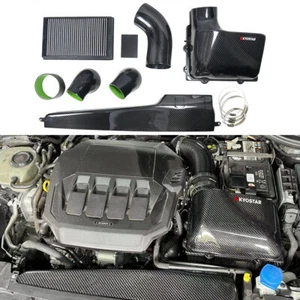 For VW Golf 7/8GTI 7R Audi A3 S3 1.8T TT 2.0T Carbon Fiber Air Intake Pipe Kit - Picture 1 of 22