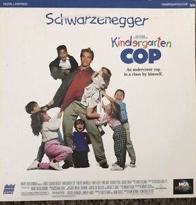 Kindergarten Cop Laserdisc Arnold Schwarzenegger - Good Condition