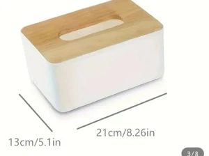 Tissue Box Bambus 21x13x10 cm - Bild 1 von 9