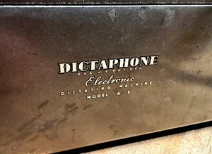 Dictaphone Model AE Serial #590788 - Non testato, storia registrazione da collezione - Foto 1 di 22