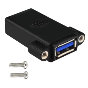 USB3.0 Female Coupler Cord Connector USB Female to Female Panel Mount Adapter - Picture 1 of 8