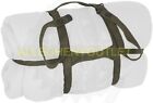 USGI Vintage Canvas Military Sleeping Bag Carrier - Bed Roll Strap OD Green GC