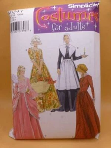 SIMPLICITY 5041 PILGRIM+COUNTRY+GEORGIAN DRESS COSTUME SZ 4-8 SEWING PATTERN - Picture 1 of 2