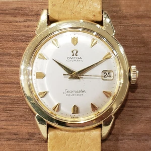 1950s Omega Seamaster Automatic Calendar Vintage Watch KX6275, Arrowhead Dial - Picture 1 of 21