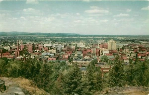 Spokane Washington aerial view Union Oil Company Postcard - Picture 1 of 2
