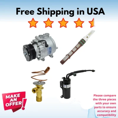 Kit Compressor A/C Fit Ford E-150 Econoline 2001, Ford Econoline 2001-2006 - Image 1 of 4