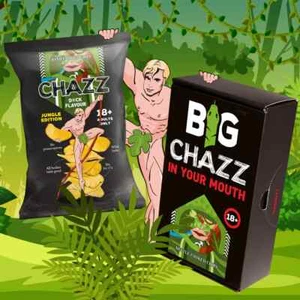 CHAZZ DICK flavor Potato chips , READY to GIFT: a box with Dick flavour chips - Picture 1 of 3