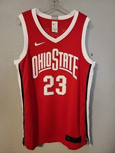 Lebron James Nike Elite Ohio State Buckeyes Basketball Jersey Mens Sz L NWT - Picture 1 of 6