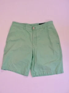 VINEYARD VINES Para Hombre Verde Lima 100% Algodón Frontal Plano Club Corto Talla 33 - Imagen 1 de 7