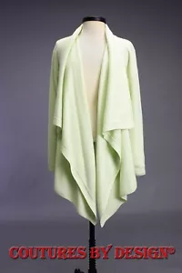 St John Knits Boutiques Cashmere Knit Sweater Soft Mint Sz P NWT MSRP $1495 - Picture 1 of 2