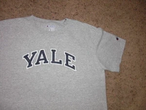 YALE gray CHAMPION short sleeve shirt youth XL BRAND NEW - Picture 1 of 3