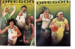 2022 - 2023 OREGON DUCKS MEN'S WOMEN'S PROGRAM "DOUBLE" COVERS 2025 FINAL FOUR - Picture 1 of 1