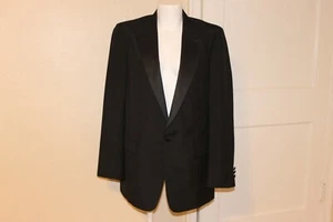 OSCAR DE LA RENTA Men's JACKET/Blazer SIZE 40R/34 COLOR BLACK - Picture 1 of 8