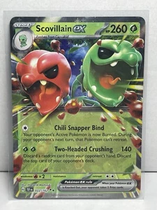 Scovillain ex 022/162 Pokemon Sv05: Temporal Forces Double Rare HoloHolo - Picture 1 of 2