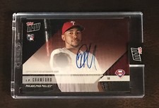 2018 TOPPS NOW #OD-274D J.P. CRAWFORD (RC) ROAD TO OPENING DAY AUTO # 6/10