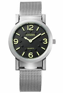 Citizen Uhr für Blinde und Sehbehinderte Uhr Unisex Edelstahl silber AC2200-55E