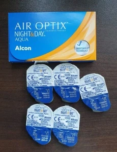 5 Stück Alcon AIR OPTIX Night & Day, Monatslinsen PWR -0,00 - Bild 1 von 1