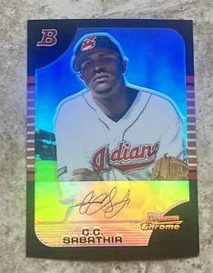 2005 Bowman Chrome Refractor CC Sabathia - Picture 1 of 2