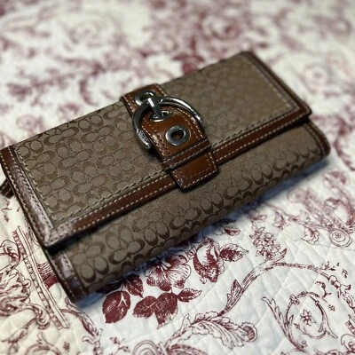 Coach Signature C Trifold Wallet - Image 1 of 4