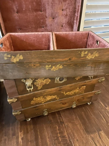Antique Steamer Trunk Cover