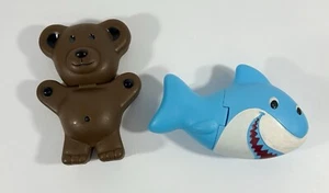 Teddy Grahams Brown Bear Snack n Go Container Storage Nabisco Shark Toddler - Picture 1 of 9