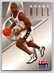 1996 Skybox GRANT HILL Basketball USA Texaco Card NBA #3 - Picture 1 of 3