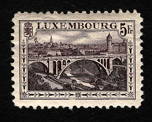 OPC 1921 Luxemburgo 5fr Sc#130b MNH perf 11,5x11 38272 - Imagen 1 de 1