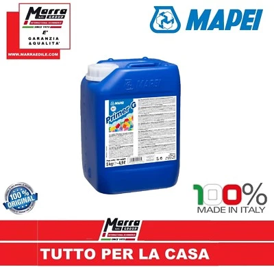 MAPEI PRIMER G 5 KG AGGRAPPANTE A BASE DI RESINE MIGLIORA L'ADESIONE APPRETTO