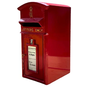 Royal CR III Letters Only Mailbox in Red Cast Iron – Wall Mounted or Standing - Picture 1 of 8