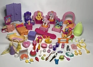 My Little Pony MLP Accessories And Ponies Hasbro Lot Of 66 Pieces And 27 Ponies - Picture 1 of 12
