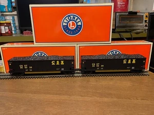 Lionel 6-19380 CSX Rotary Bathtub Gondola 2-Pack #386220 & 386228 w/Coal Loads - Picture 1 of 17