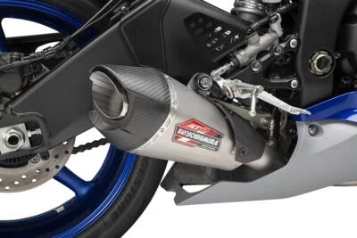 Yoshimura Exhaust Stainless AT2 Full System Carbon End Yamaha YZF-R6 2006-2020 — 第 1/4 张图片