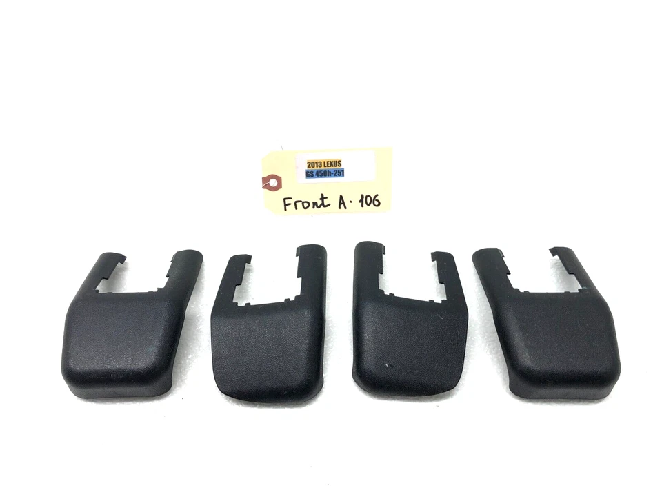 Lexus GS450H GS350 2013-2018 asiento delantero moldura de pista X4 OEM. Foto 1 de 4