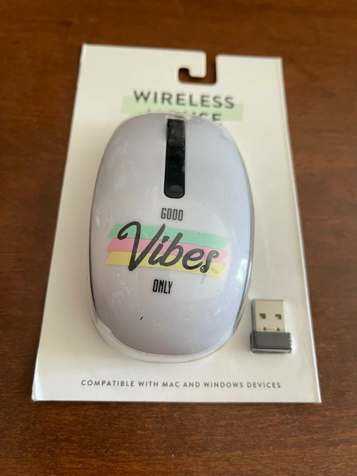 Vivitar Wireless Mouse good vibes Mac and Windows Compact  - Image 1 of 1