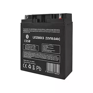 Universal Gelbatterie 12V 18Ah Lamex LX12180 - Bild 1 von 2