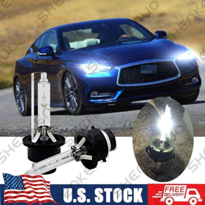 Bombilla de faro HID delantera para Infiniti Q60 2014-2015 haz bajo y alto ajuste cantidad 2 Foto 1 de 4