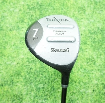 Spalding thunder 7 fairway wood 25° RH medium firm graphite shaft golf club - Image 1 of 4