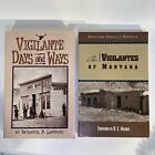 Vigilantes and Montana - Lot de 2 livres de poche, Langford, Mather.   EB41