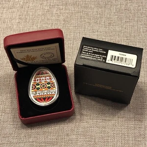2016 Tradition Ukrainian Pysanka - 1 oz. Pure Silver Coin - Low COA - Picture 1 of 4