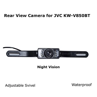 FORJVC New Rear View Camera Backup License Plate Night for JVC KW-V850BT KWV850BT