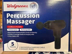 WALGREENS 5 STÜCK PERKUSSIONSMASSAGEGERÄT KABELLOS BRANDNEU - Bild 1 von 1