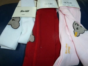 Steiff Tights With Teddy Head On Po, Various Colors - Picture 1 of 5