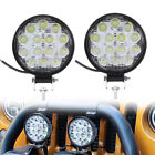 2x4" Round Led Spot Light Pods Work Flood Driving Fog Lamp Offroad 4wd Atv Truck