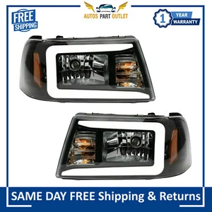 Nuevo juego de faros y luces de esquina LED de alto rendimiento para Ford Ranger 2001-11 - Imagen 1 de 8