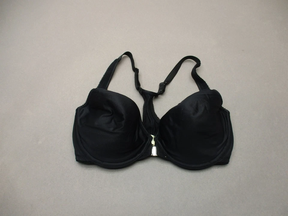 Sujetador Demi 32D ON GOSSAMER para mujer forrado negro con aros cierre frontal 7J Foto 1 de 4