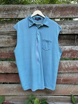 Vintage Polo Ralph Lauren Tennis Dress Size XL Striped Lilac - Image 1 of 4