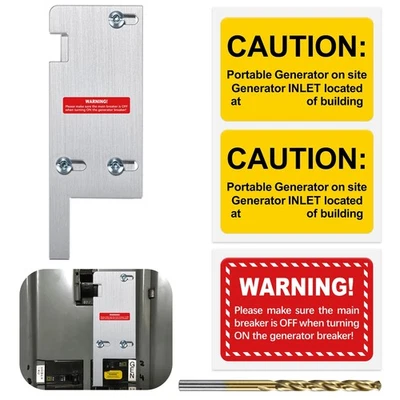 Generator Interlock for Square D Vertical 150 or 200 Amp Panels with 3 1/4 to... - Image 1 of 4