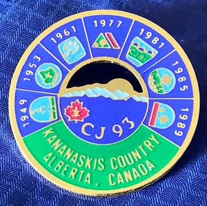 IM0013 Boy Scouts Canada CJ'93 Kananaskis Country Alberta Jamboree Pin - Bild 1 von 2